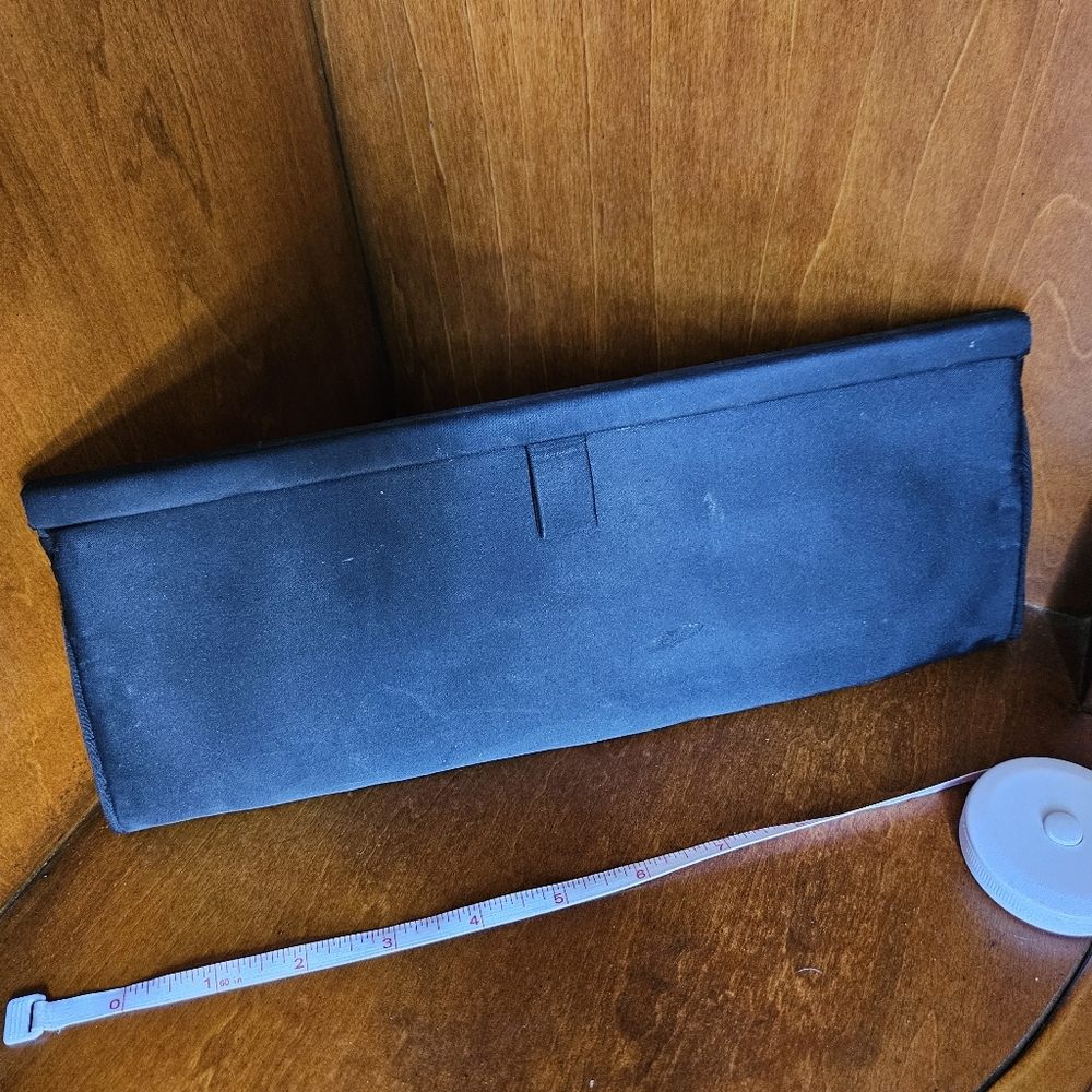 EUC Bobbie Jerome VTG 1950/60s Black Snap Envelope Clutch Purse MCM